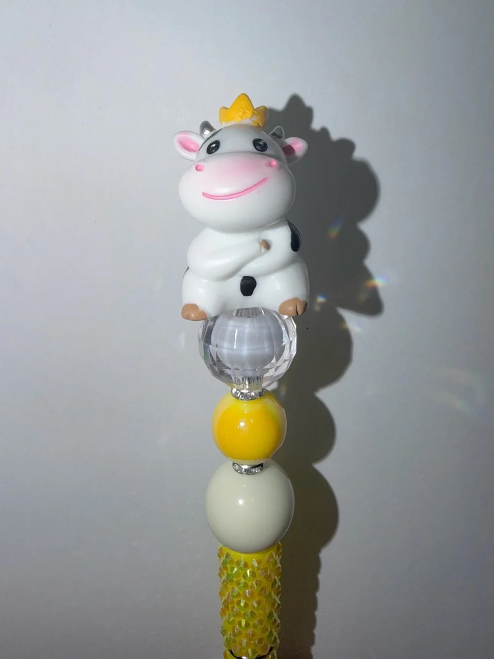 Cow Princess Beadable Pen